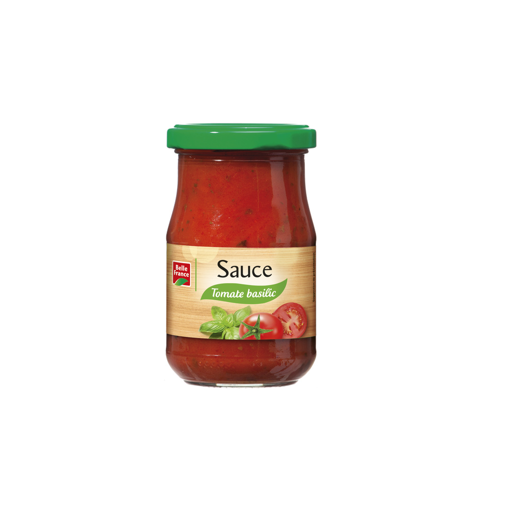 Sauce Tomate Basilic Belle France Bocal 420g