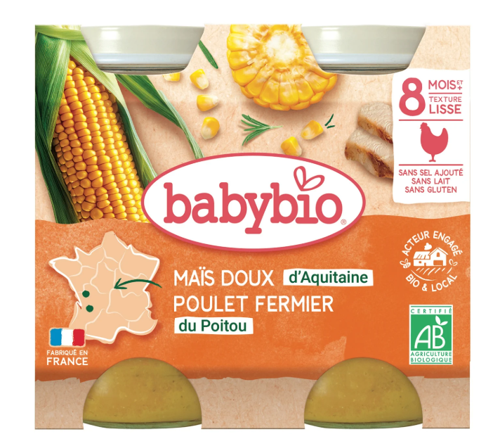 2X200G POUL.FERM.MAIS BAB