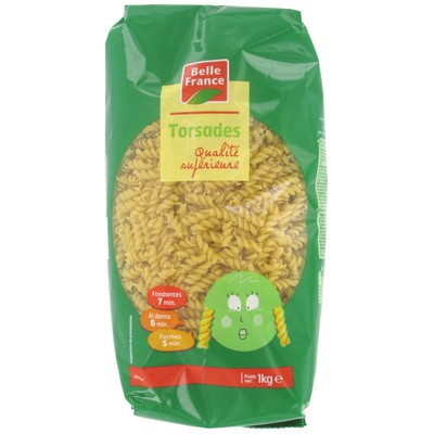 Belle France Spiral Pasta QS 1kg Bag