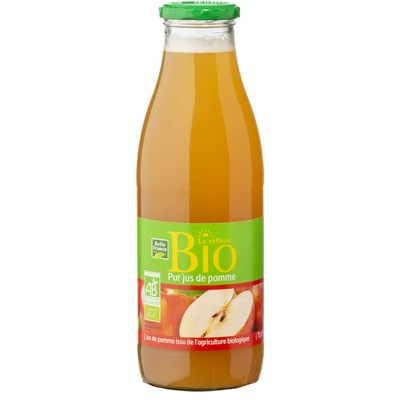 PUR JUS POMME BIO BF BOUTEILLE VERRE 75 CL
