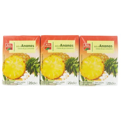 Pineapple Juice Belle France ABC Pack 6 x 20cl