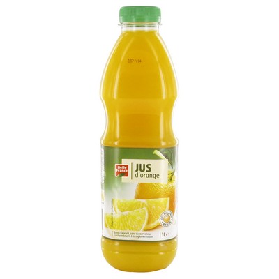 100% Orange Juice Belle France 1L PET Bottle