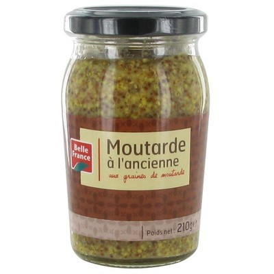 Belle France Wholegrain Mustard Jar 210g