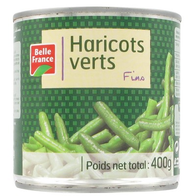 Fine Green Beans Belle France Can 400g