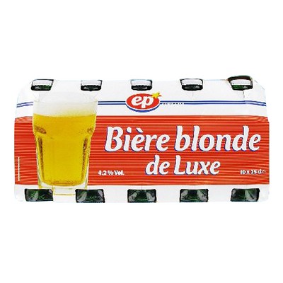 BIERE BLONDE DE LUXE 4.2% VOL EP BTLE 10 X 25 CL