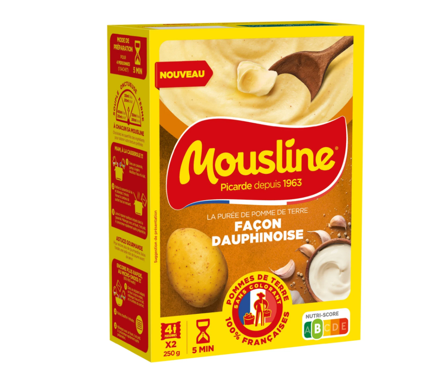 2x125g Mousline Dauphinoise