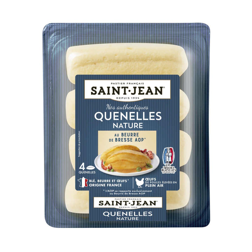 Plain Quenelles with Bresse Butter PDO Tray 4x85g - 340g SAINT JEAN