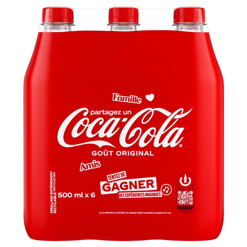 COCA-COLA PET 50CLx6