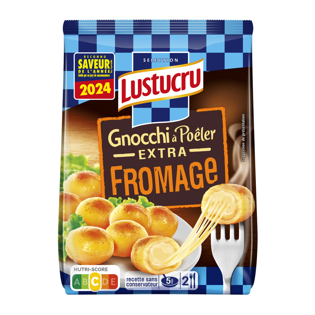 Lustucru Extra Cheese Pan-Fried Gnocchi 300g