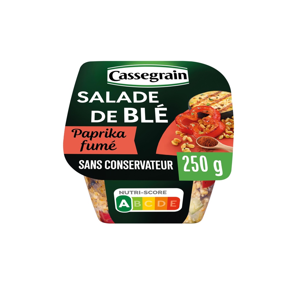 Cassegrain Salade Aubergines & Poivrons 250g