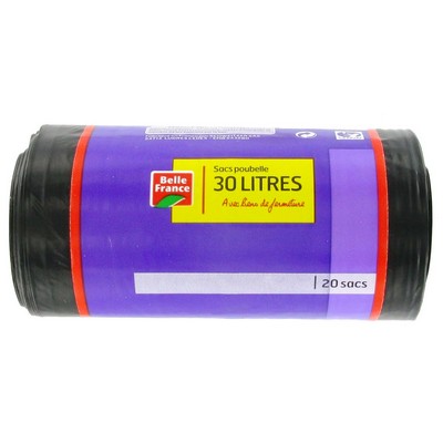 30L Trash Bags with Traditional Tie