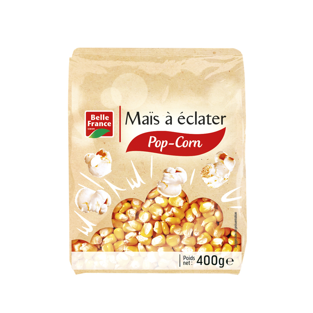 Popping Corn for Popcorn Belle France 400g