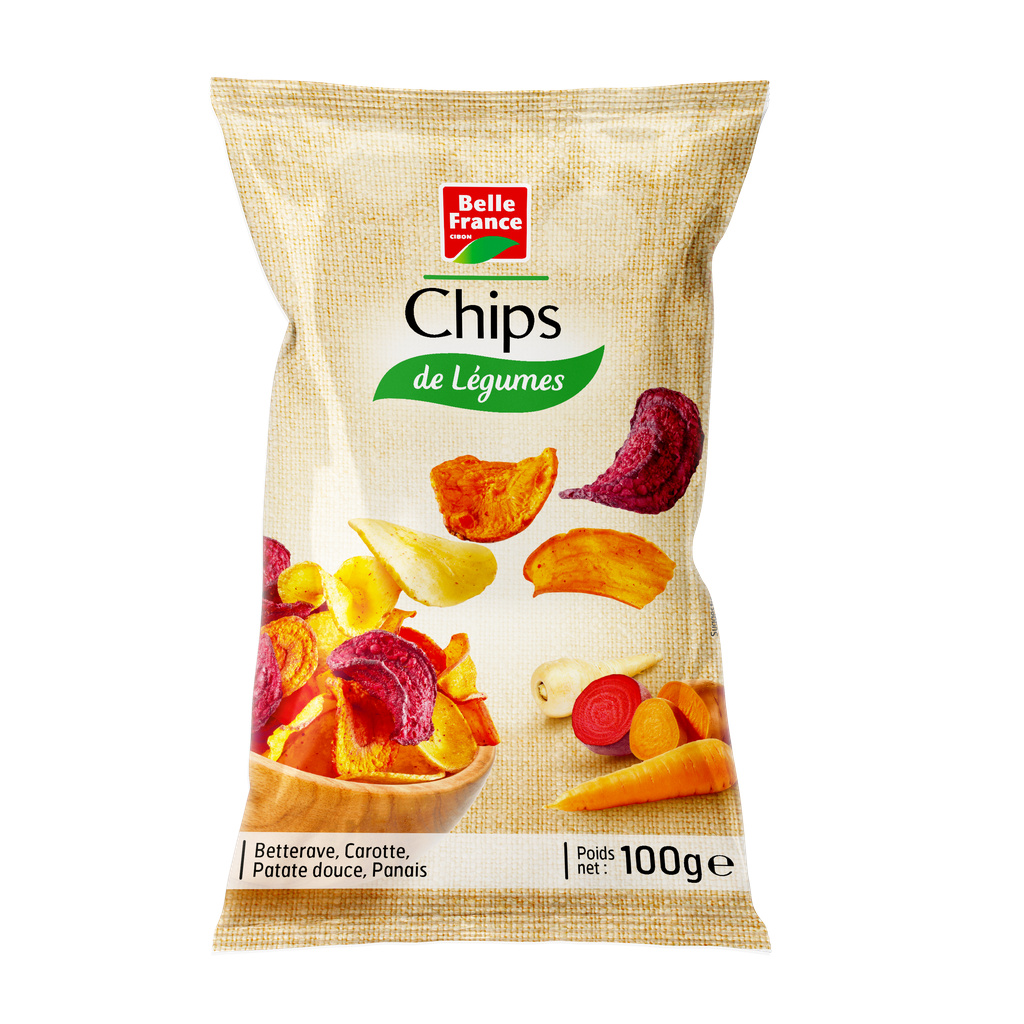 CHIPS LEGUME BF SACHET 100 G 