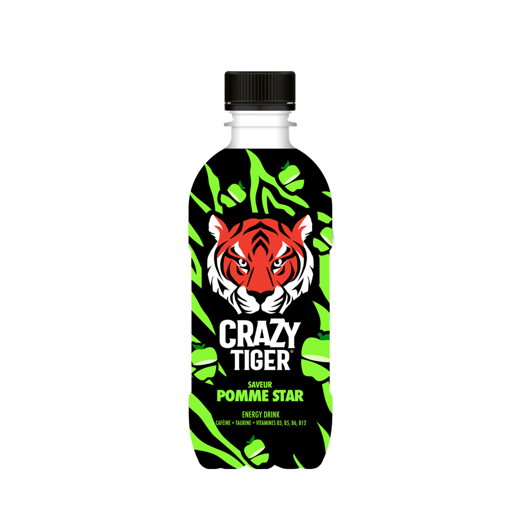 Crazy Tiger Apple PET 35cl