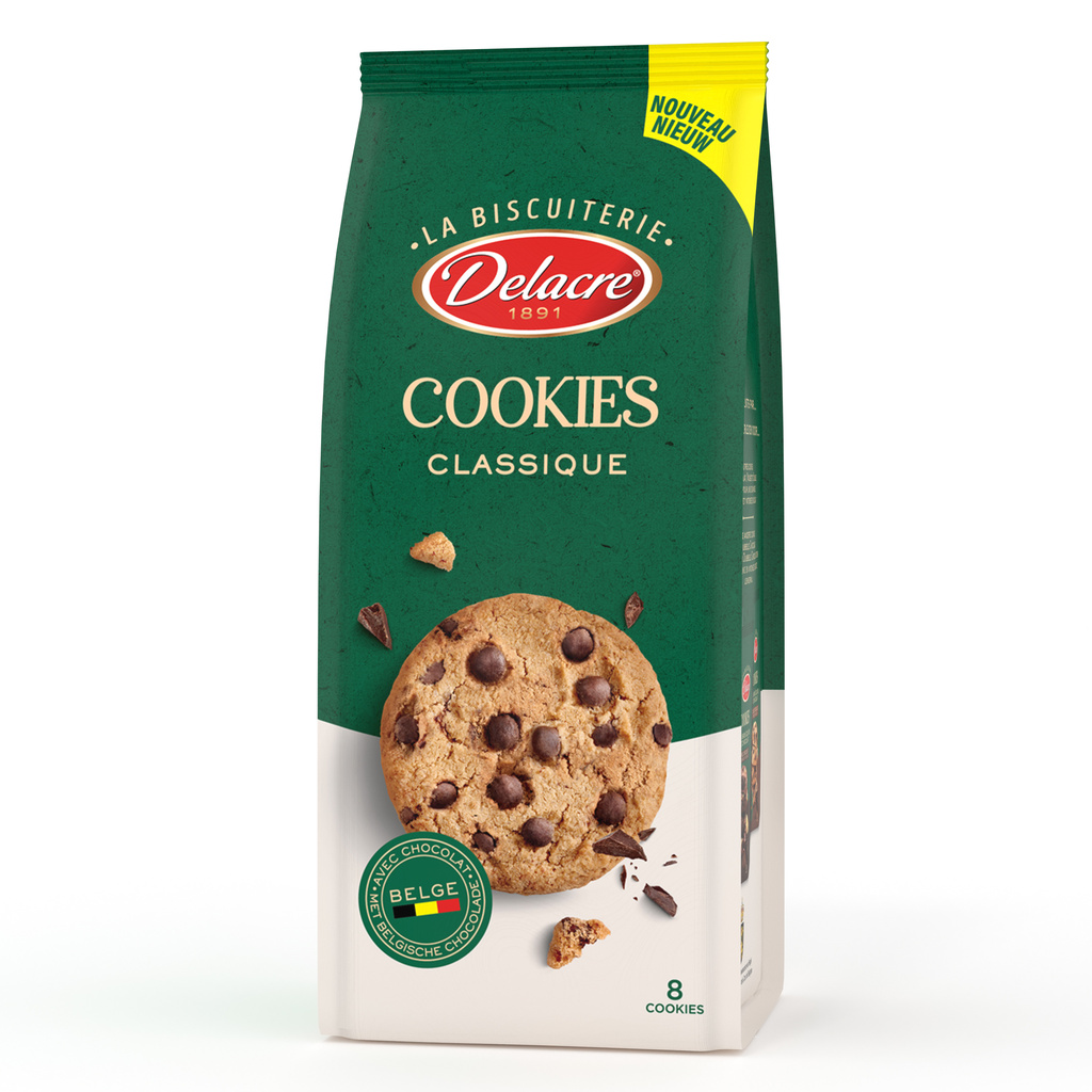 La Biscuiterie Delacre Cookies aux Pépites de Chocolat 136g