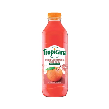 Tropicana Jus de Pamplemousse Rose Ruby 1L PET