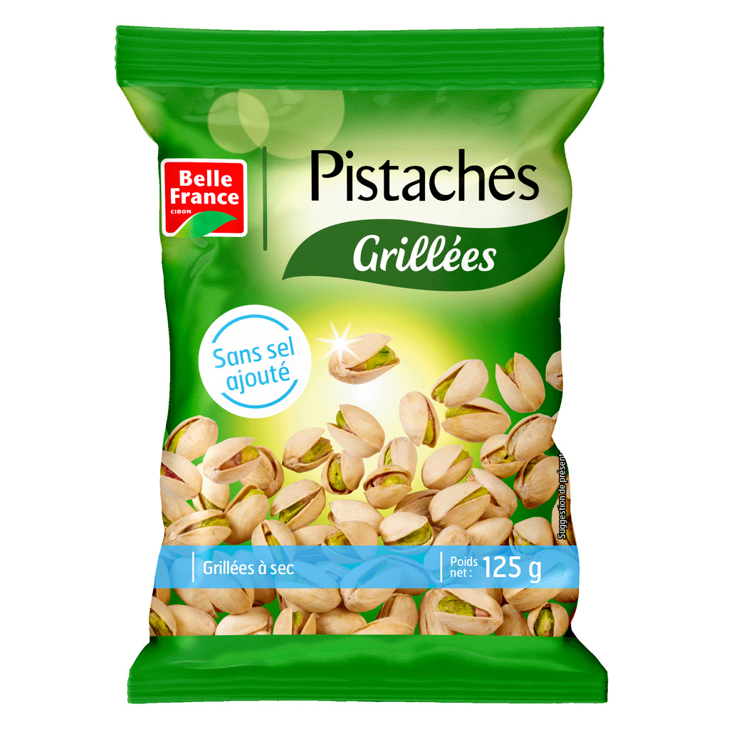 Pistaches Grillées Sans Sel Belle France 125g