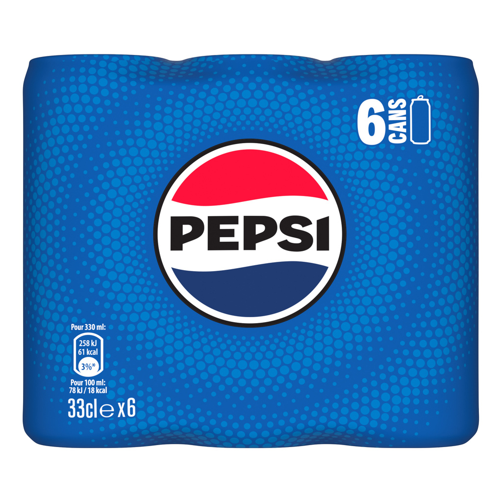 Pepsi Regular 6x330ml Can Pack