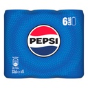Pepsi Regular 6x330ml Can Pack