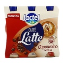 Caffe Latte Cappuccino Lactel bottle 3x200ml