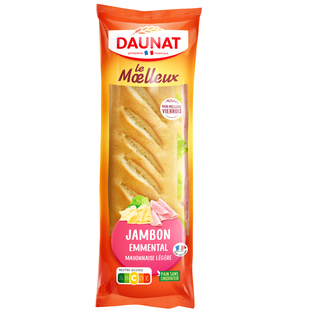 Soft Ham & Emmental Roll 230g