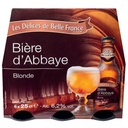 BIERE ABBAYE 6.2% DBF BOUTEILLE 6 X 25 CL