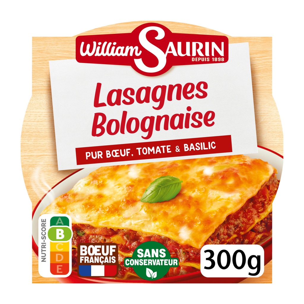 Lasagnes Bolognaise 300G