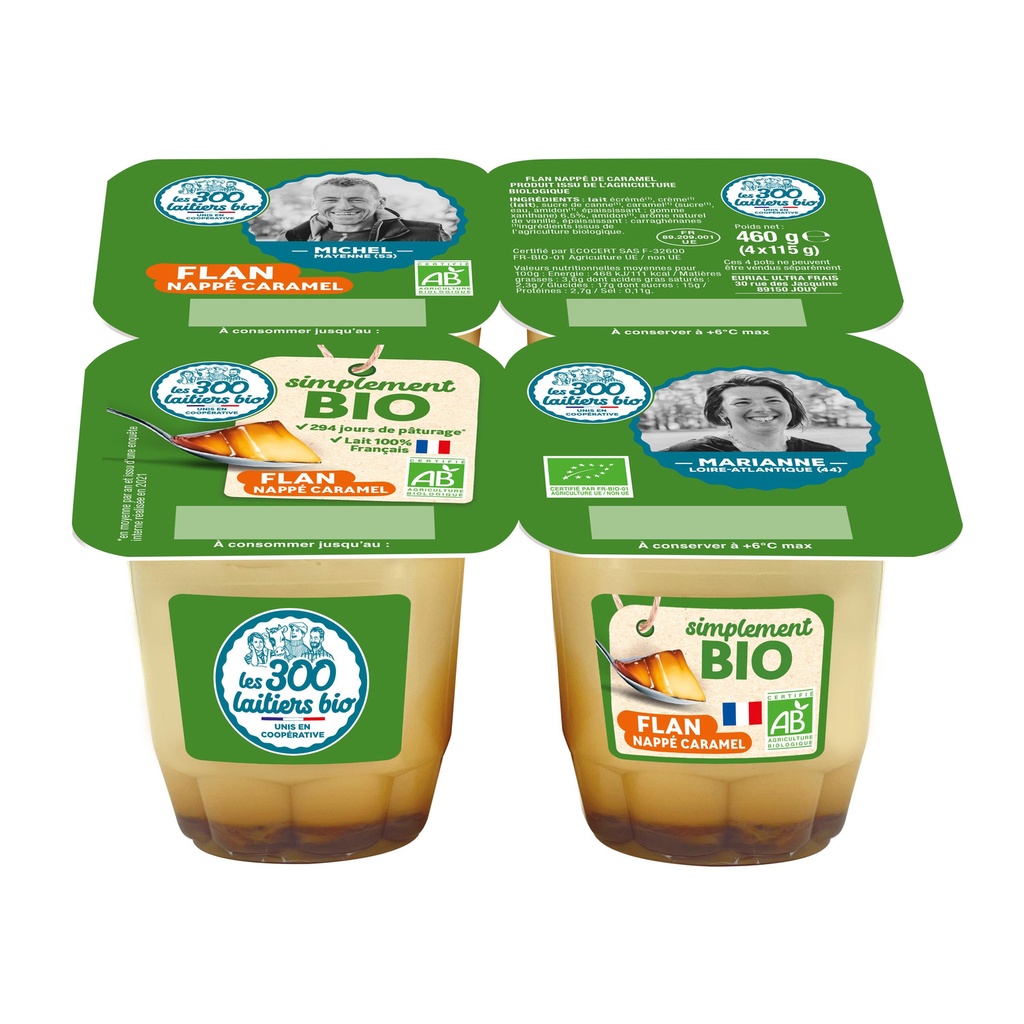 FLAN 4X115G BIO 300&BIO