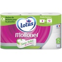 Lotus Moltonel Papier Hygiénique Sans Tube Uni x6