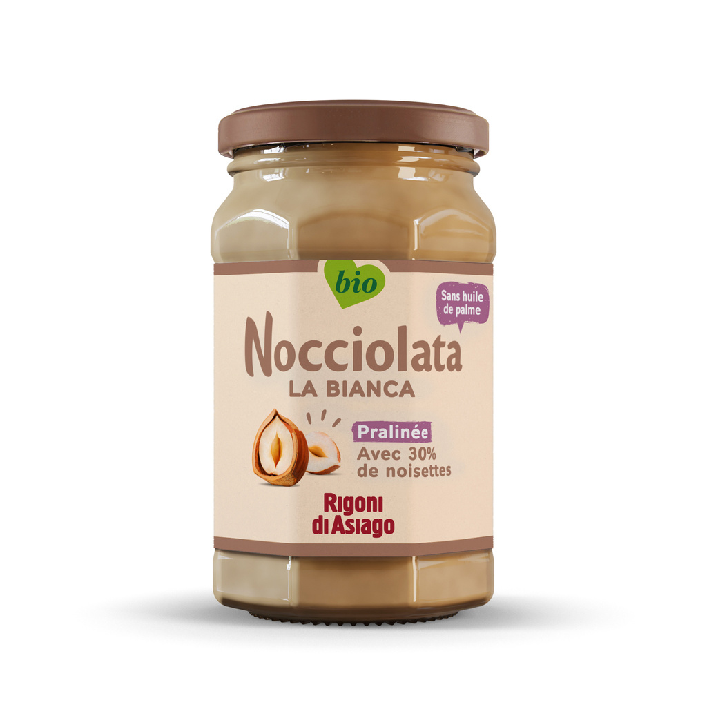 NOCCIOLATA BIANCA PATE A TARTINER BIO AUX NOISETTES 250 GR