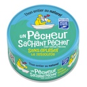 Quarter of Whole Tuna, Sustainably Caught, in Natural Juice, 140g — Un Pêcheur Sachant Pêcher