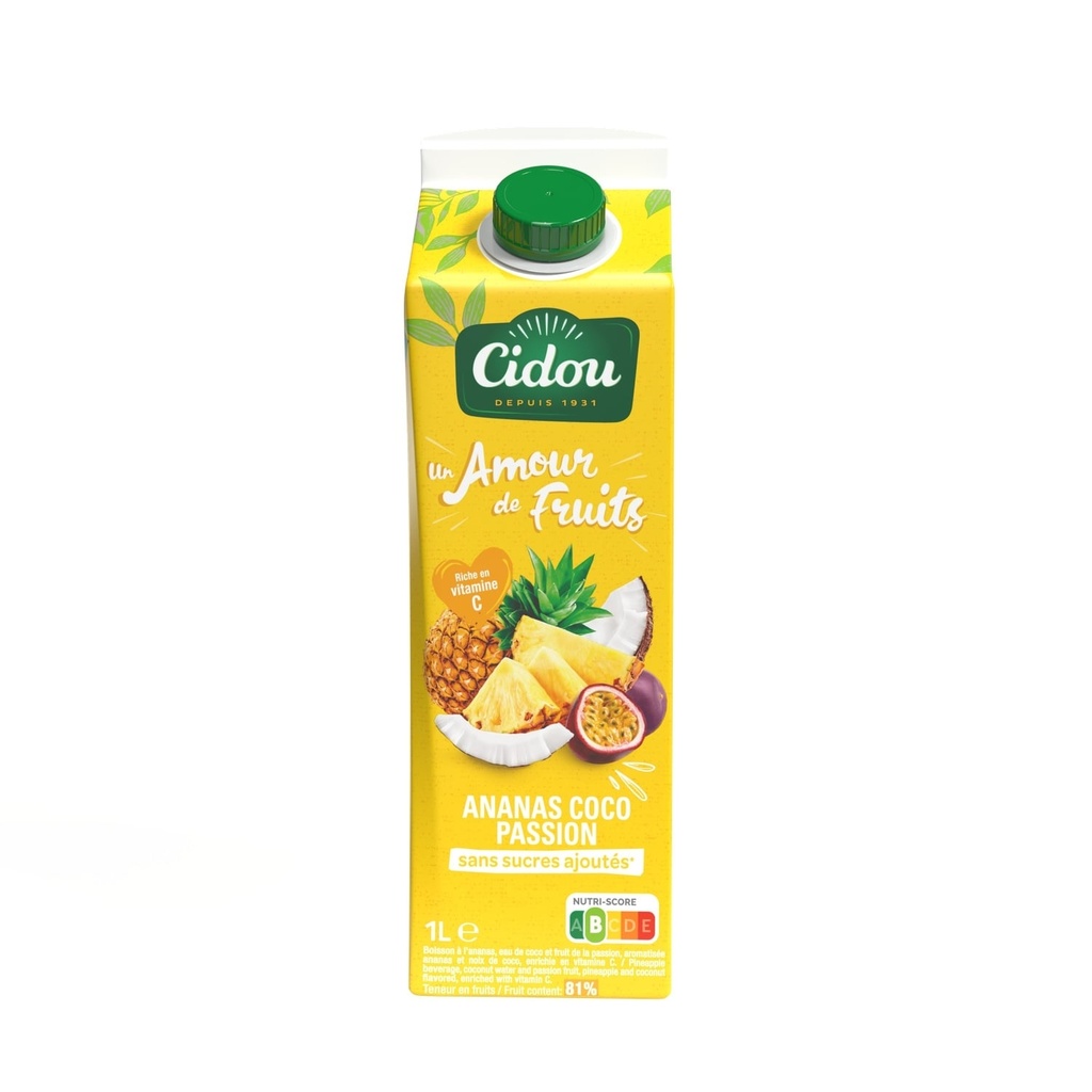 BK 1L Pineapple & Coconut Nectar Cidou