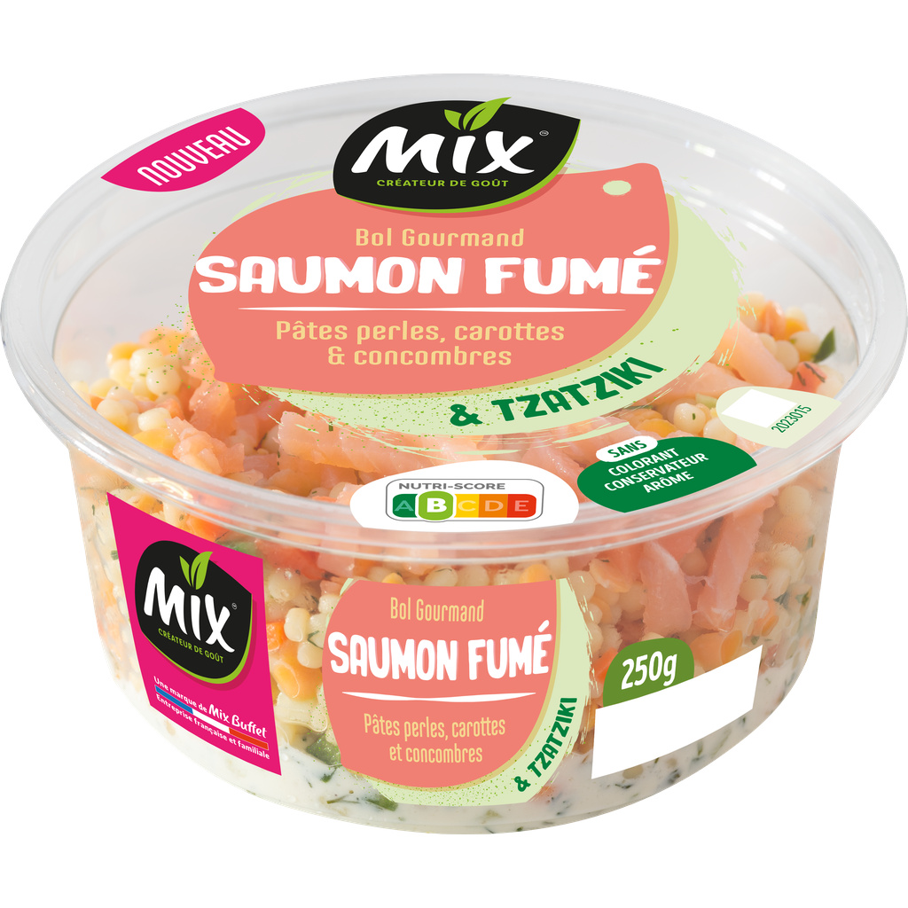 Bol Gourmand Saumon 250g Mix