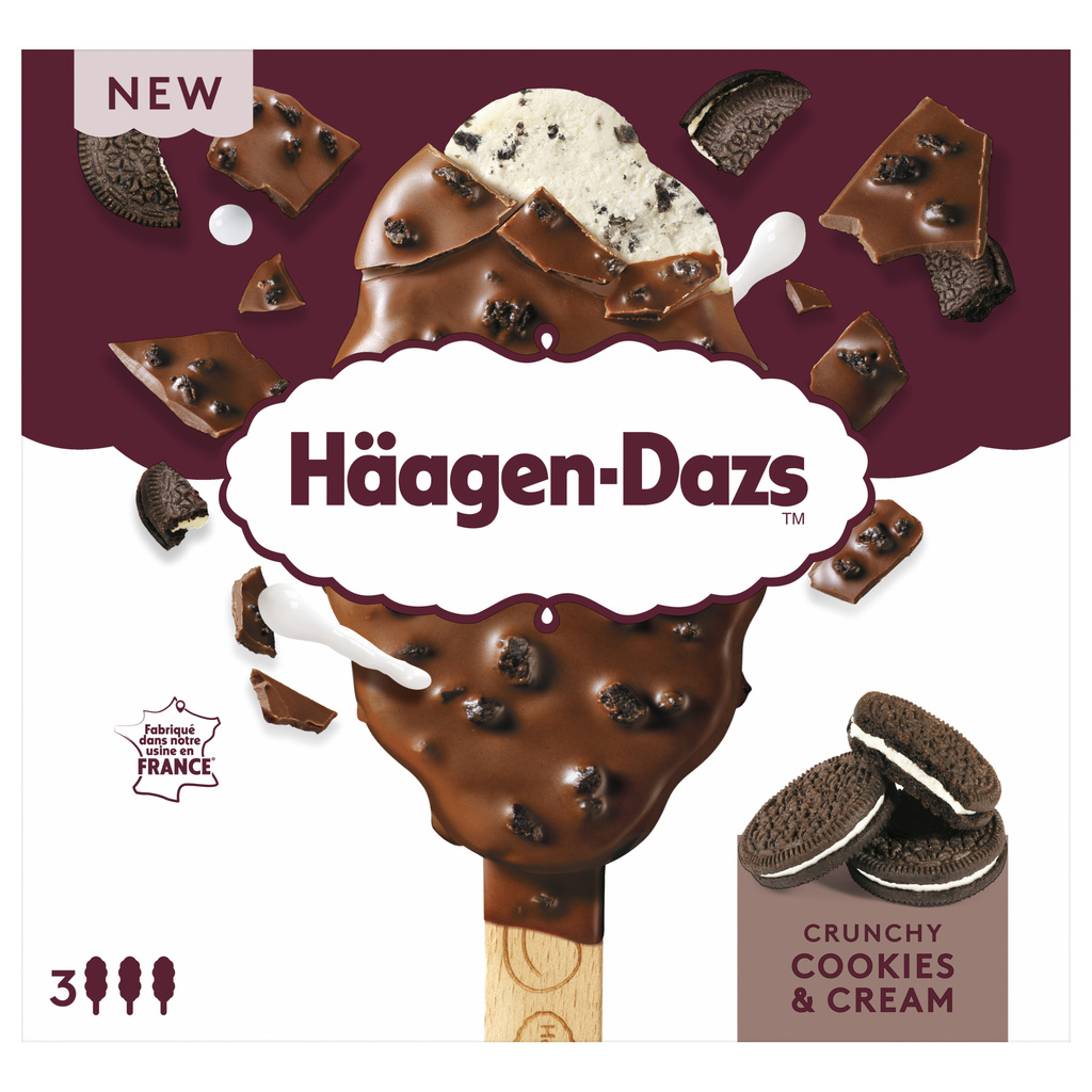 Häagen-Dazs Vanilla & Cookies Sticks