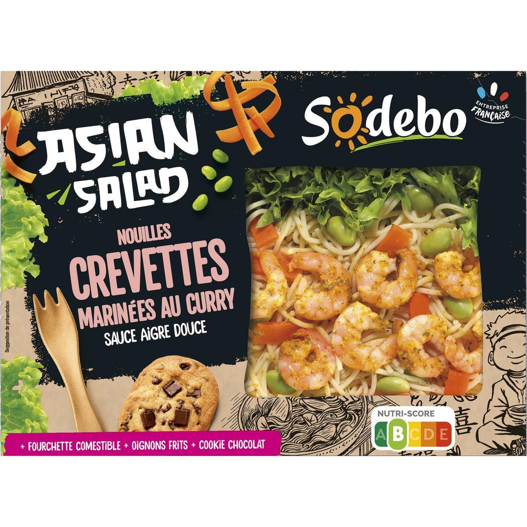 Salade de Crevettes à l'Asiatique 320g