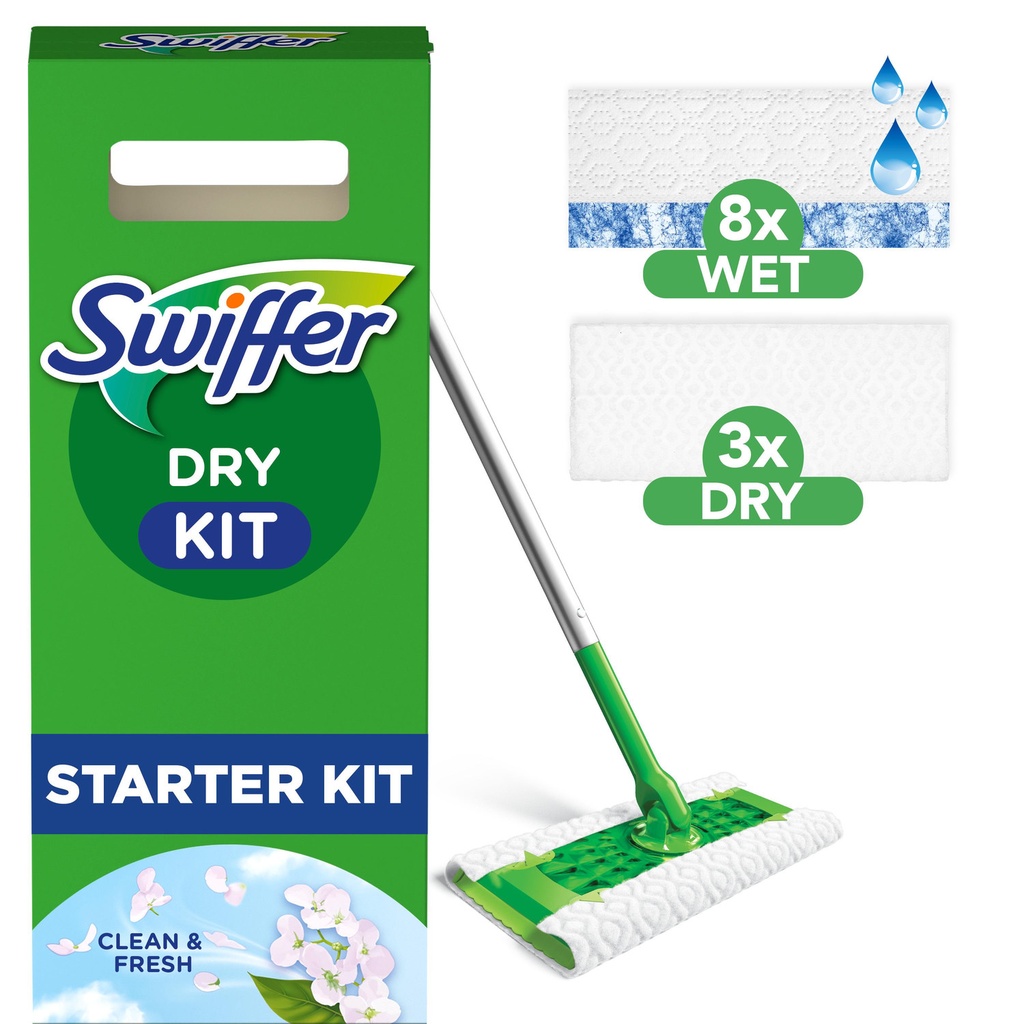 SWIFFER Wipes 9 Dry 3 Wet
