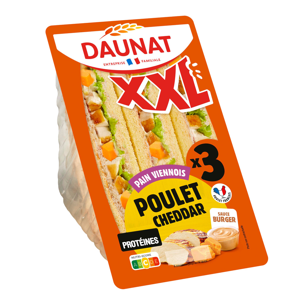 XXL Viennese Chicken Cheddar Daunat 230g