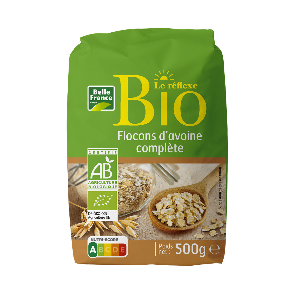 Flocons d’Avoine Bio Belle France 500g