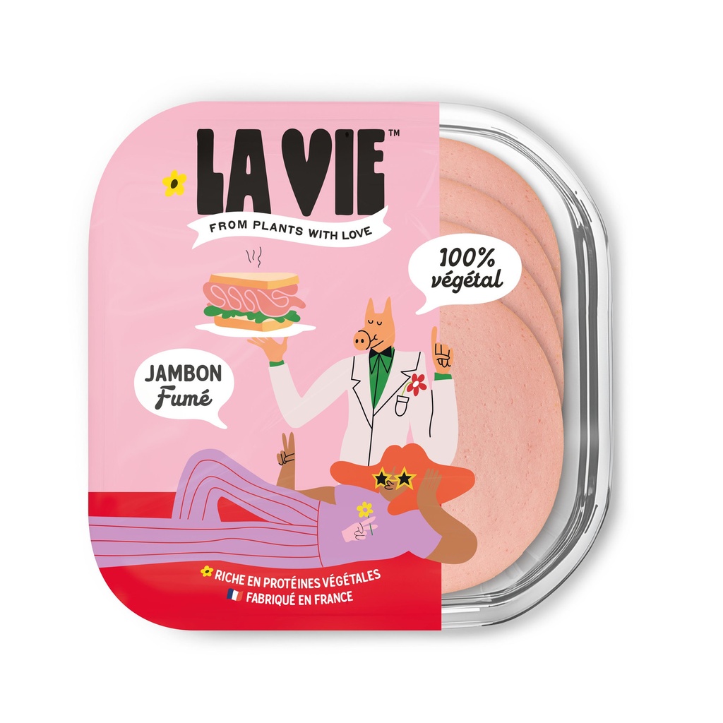JAMBON VEGAN FUME 120G LA