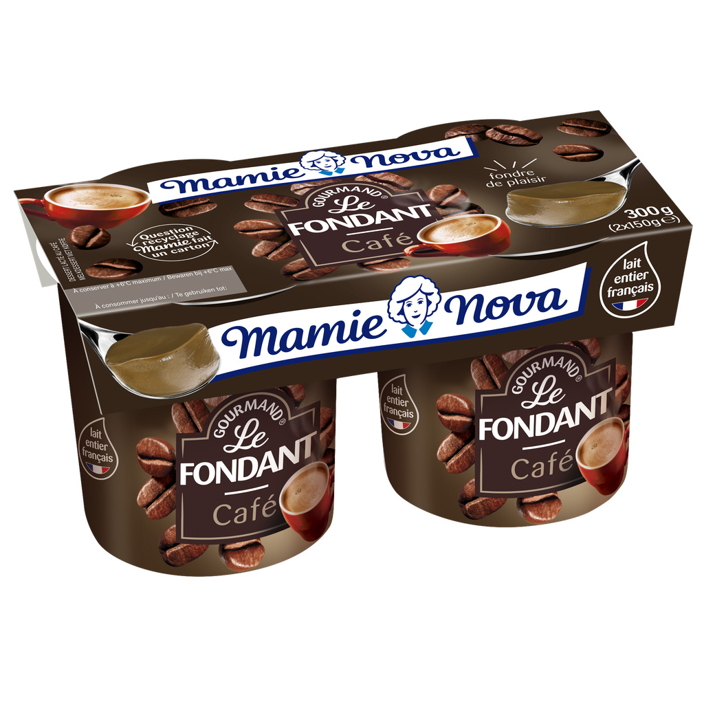Mamie Nova Yaourt Gourmand Café Crème 2x150g