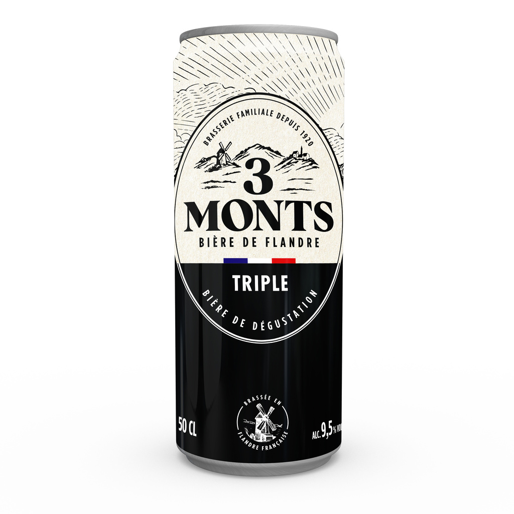 3 MONTS TRIPLE BOX 9.5% 50 CL