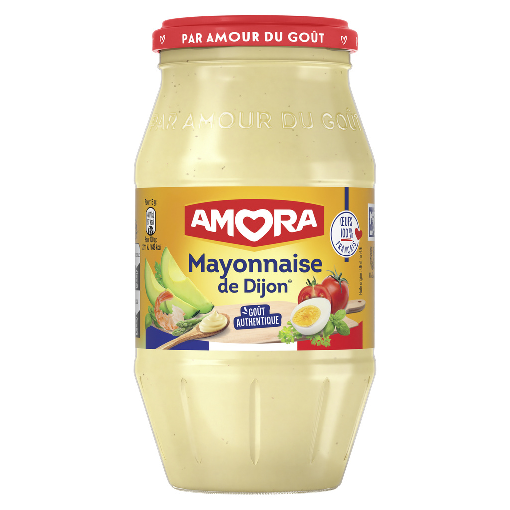 AMORA Mayonnaise de Dijon Bocal 385g