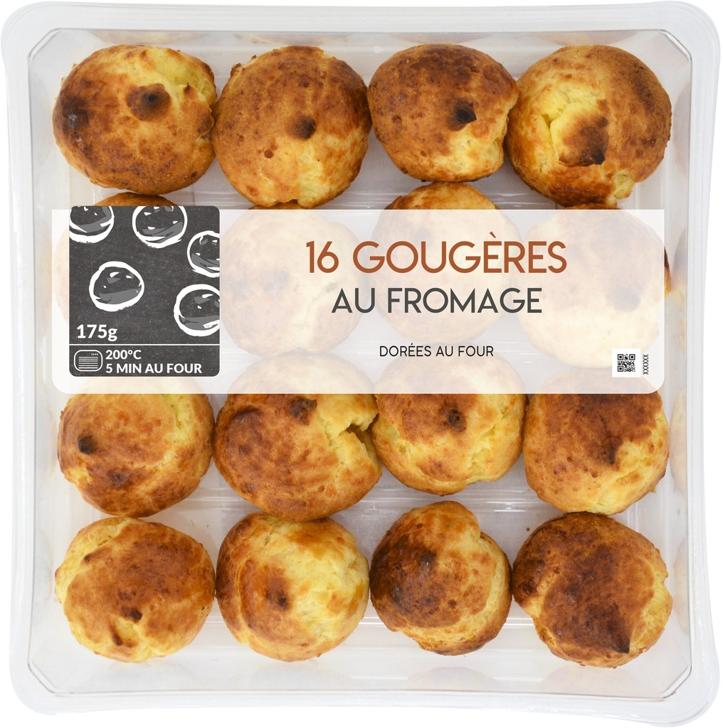 16 GOUGERES FROM.175G MIX