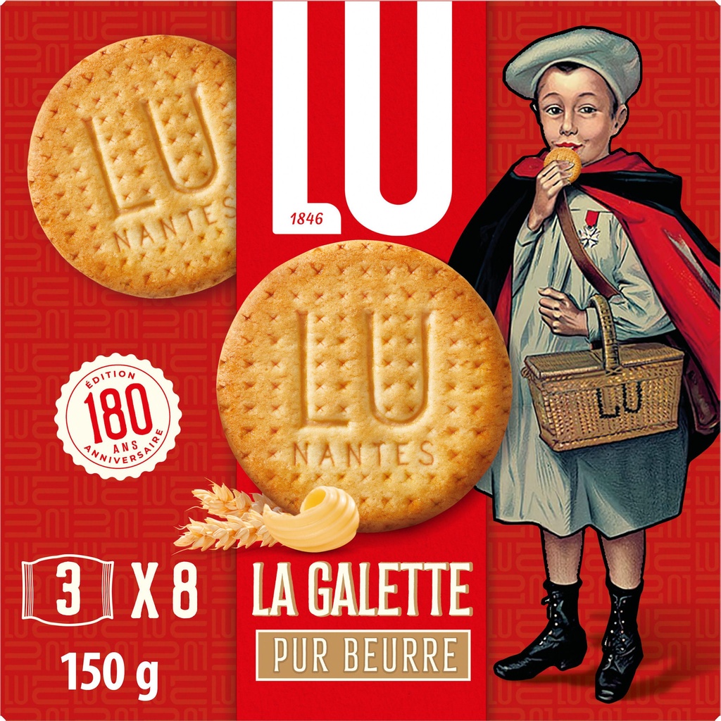 LA GALETTE NATURE 150G LU