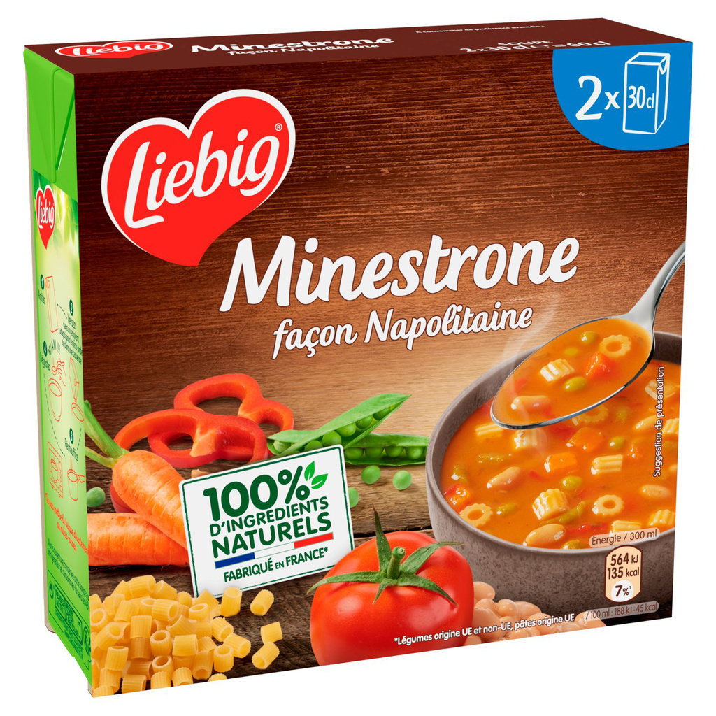 Liebig Minestrone à la Napolitaine 2 x 30 cl