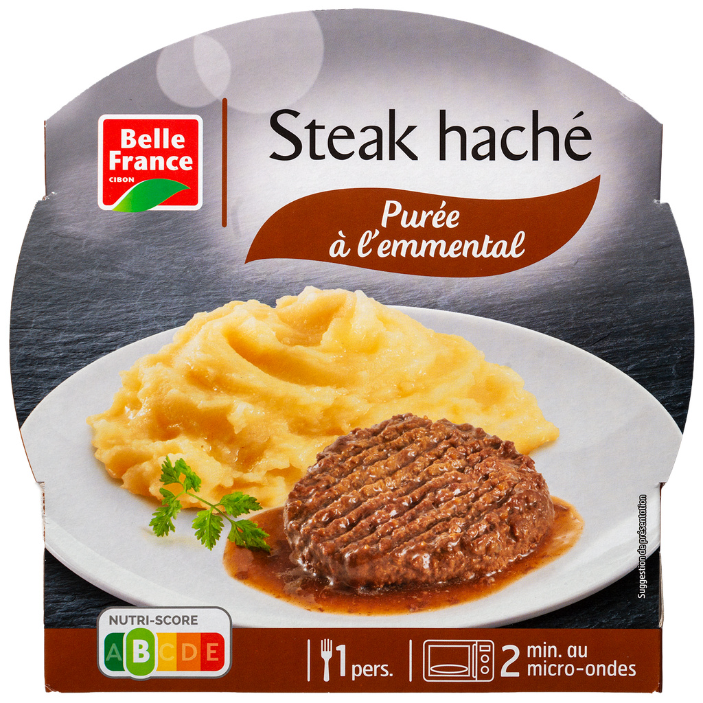 Steak Haché Purée Belle France Sleeve 300g