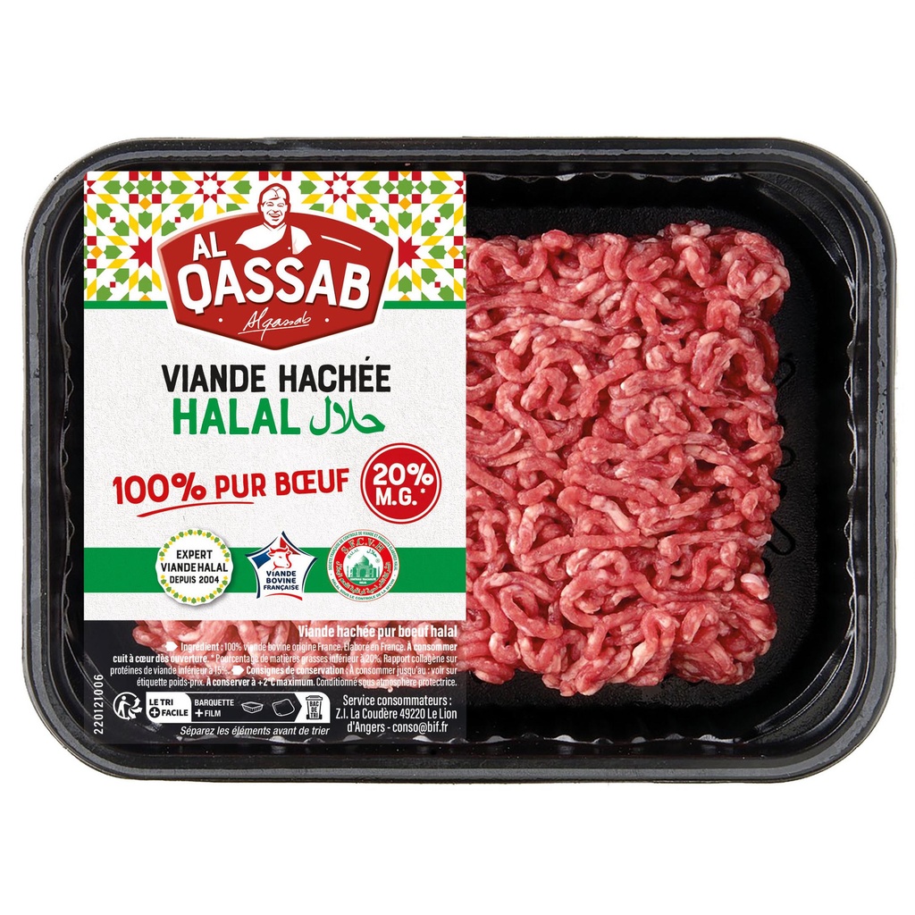 HACHE VRAC 20% 350G HALAL