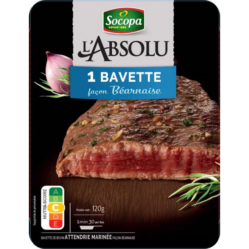 Béarnaise Flavored Beef Patty 120g