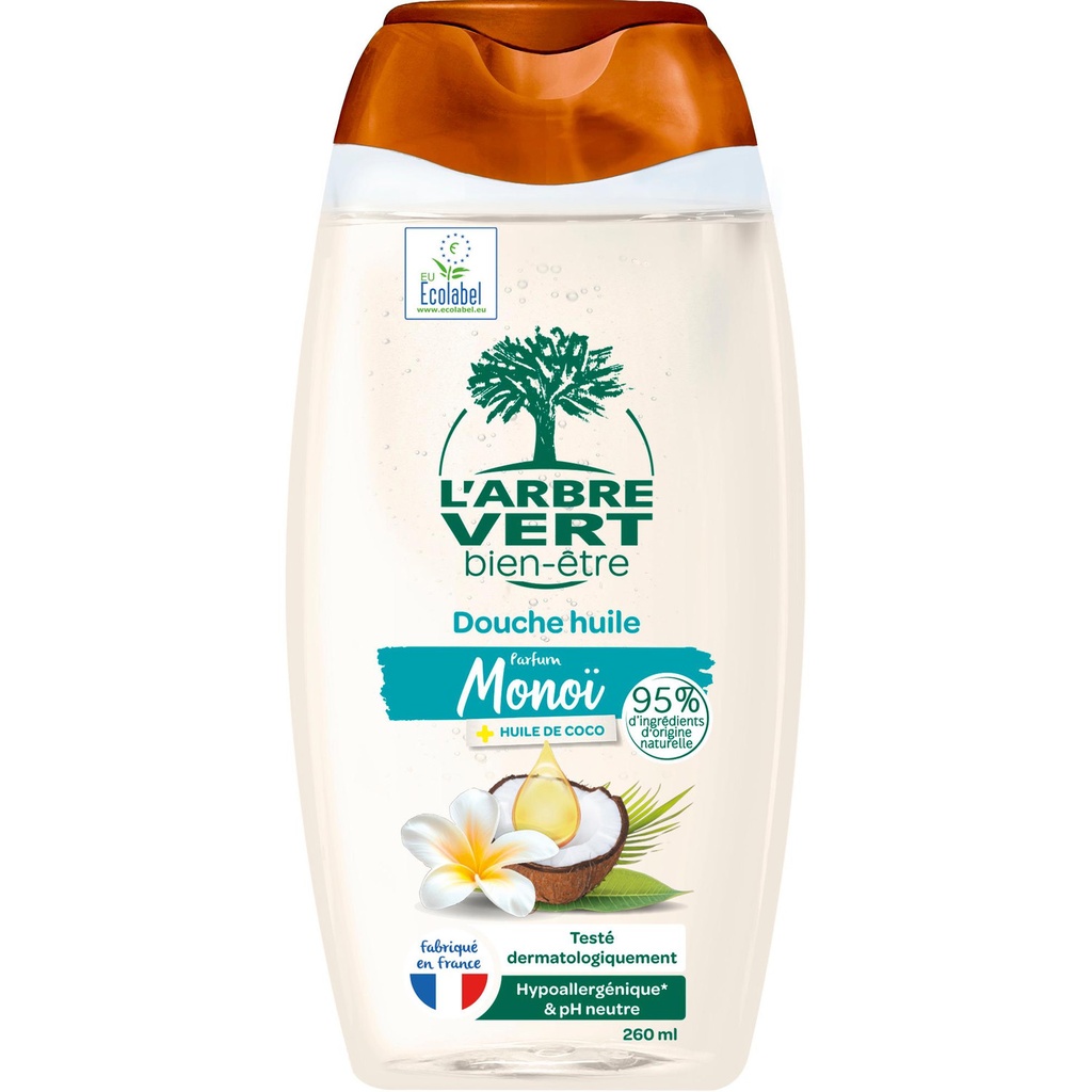 GEL DCHE MONOI 260 A.VERT