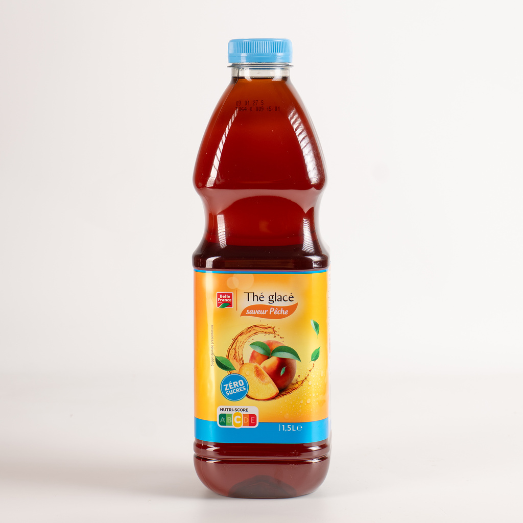 Thé Glacé Pêche 0% Sucres BF Bouteille PET 1.5L